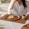 Double sided leather placemats set of 4 1