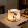 Marble table lamp, cordless rechargeable, product photo 1