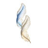 Wall art with lights, cordless feather wall art, product photo 7