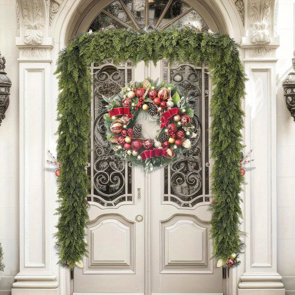 Christmas Garland for Mantel and Stairs