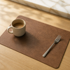 Double sided leather placemats set of 4 5