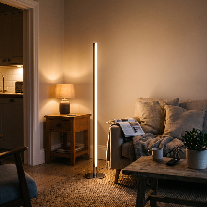 Linear Floor Lamp - Slim 59 in LED Standing Light for Living Room