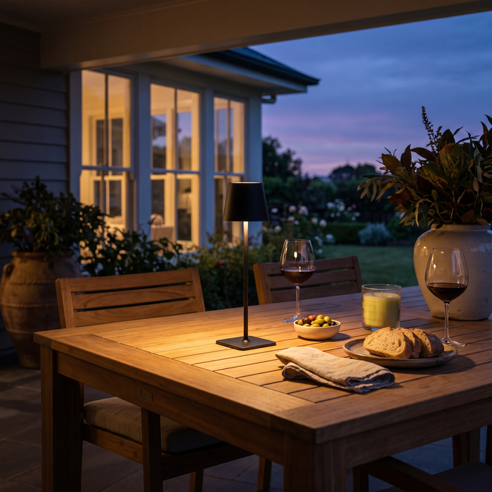 Cordless Table Lamp, Rechargeable Dimmable Touch Light, 13 Colors