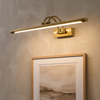 Large picture light 30 inch in brass, lit above framed art