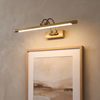 Large picture light 18 inch in brass, lit above framed art