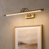 Large picture light 39 inch in brass, lit above framed art