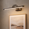 Large picture light 22 inch in black, lit above framed art