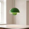 Flowerpot pendant light, kitchen island dome pendant, green