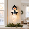 Lighted snowman icicle light, Christmas home decor