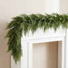 Christmas Garland for Mantel and Stairs, Artificial, Set of 2