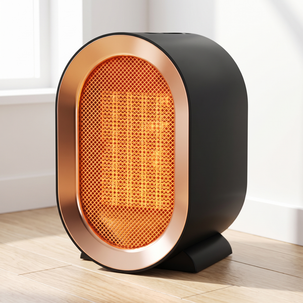 Mini Space Heater with Thermostat, Quiet Small Heater, 3 Colors - Green