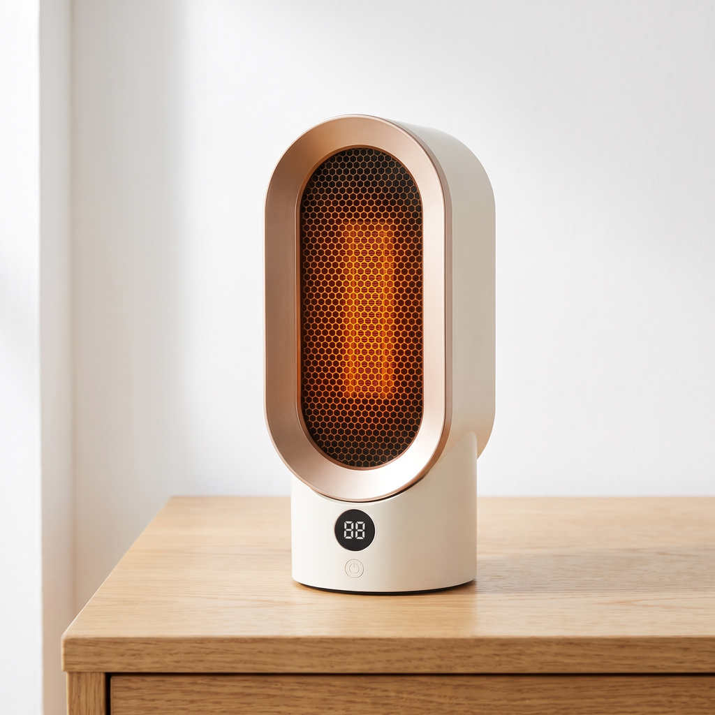 Portable Heater, 800W Personal Electric Heater for Desk and Bedroom