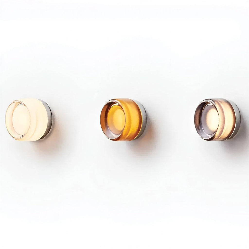 Dimple wall sconce styled in a modern interior