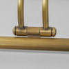 Large picture light, rechargeable, classic double arm