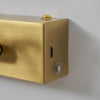 Large picture light, rechargeable, classic double arm