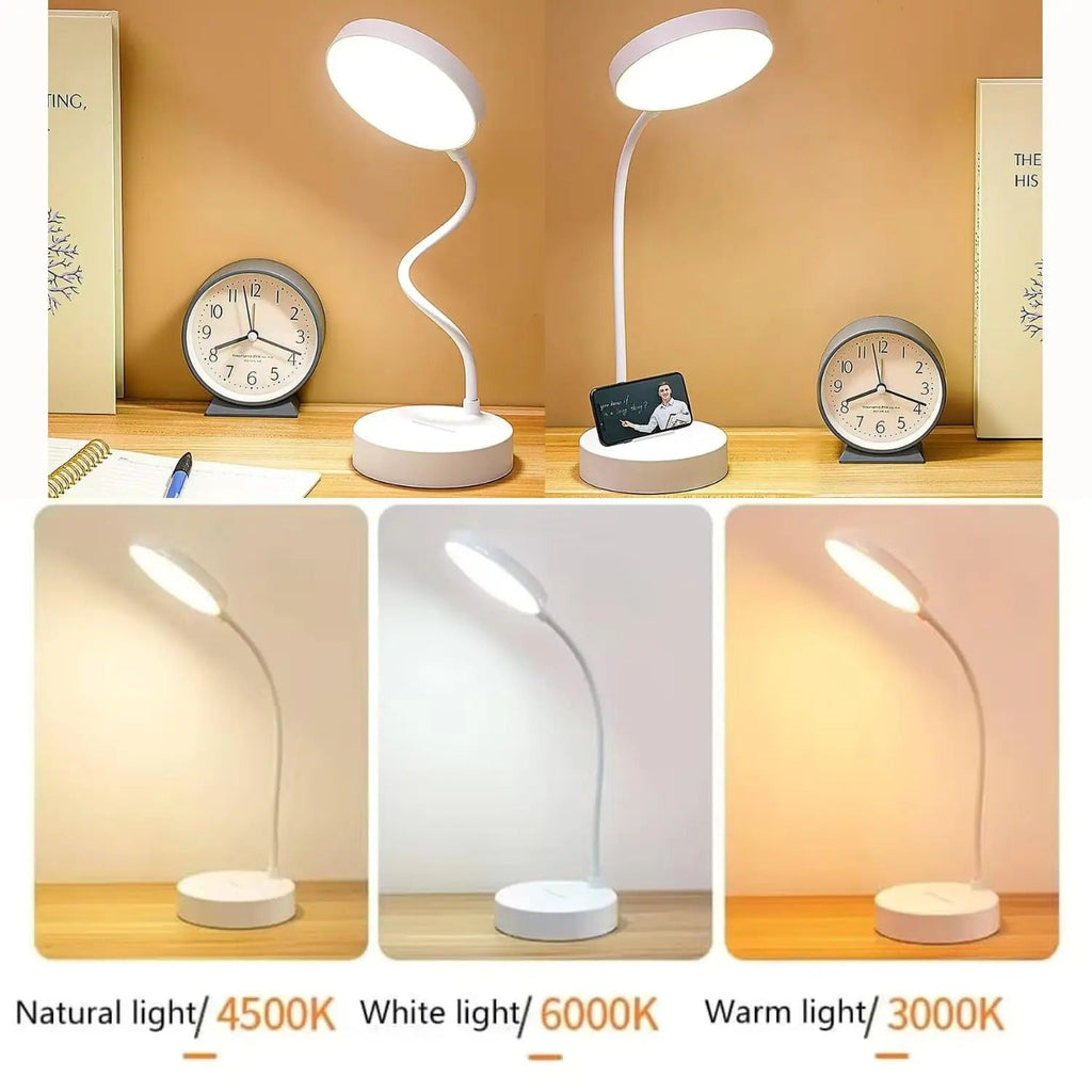 Cordless rechargeable gooseneck desk lamp 2