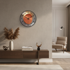 Glass Wall Clock