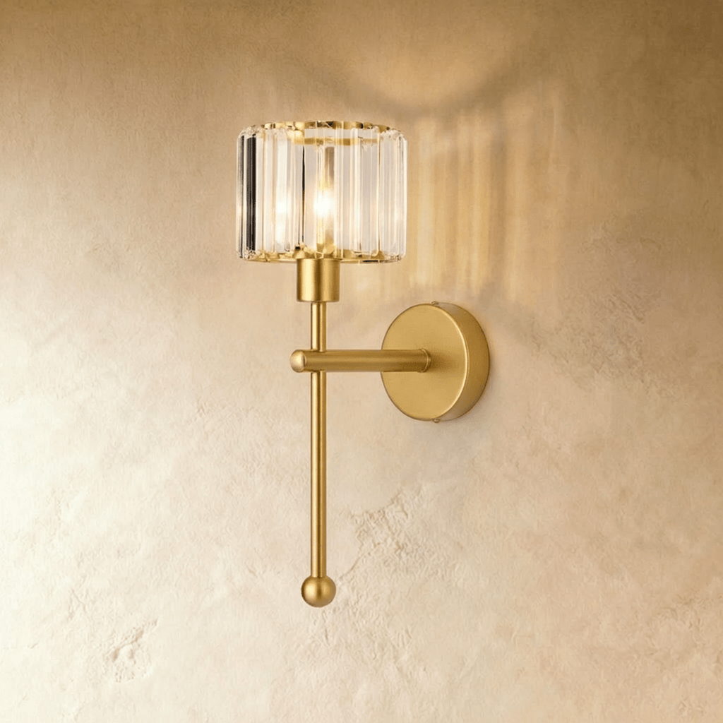 Rechargeable wall sconces set of 2, ribbed glass, product photo 2