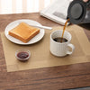 Woven vinyl placemats set of 4 1