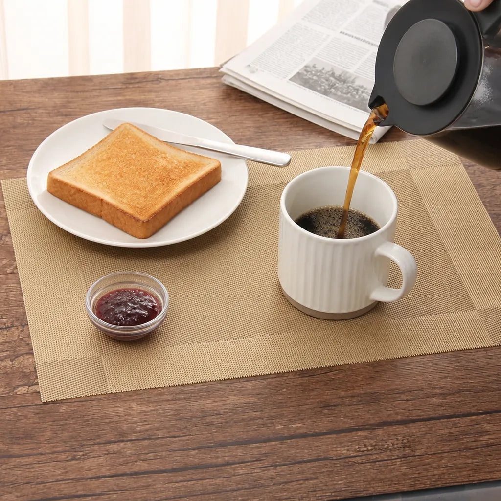 Woven vinyl placemats set of 4 1
