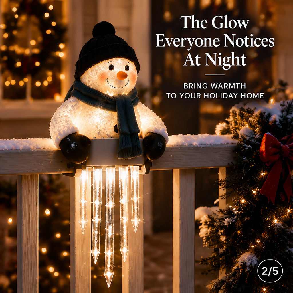 Lighted snowman - photo 2