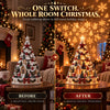 Lighted Christmas village tree - photo 4