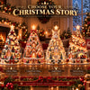 Lighted Christmas village tree - photo 7