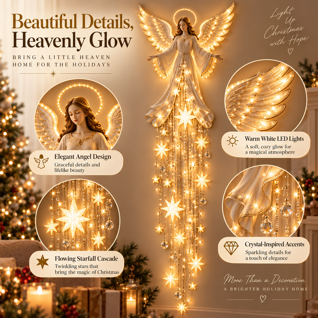 Lighted angel wall decor - photo 5