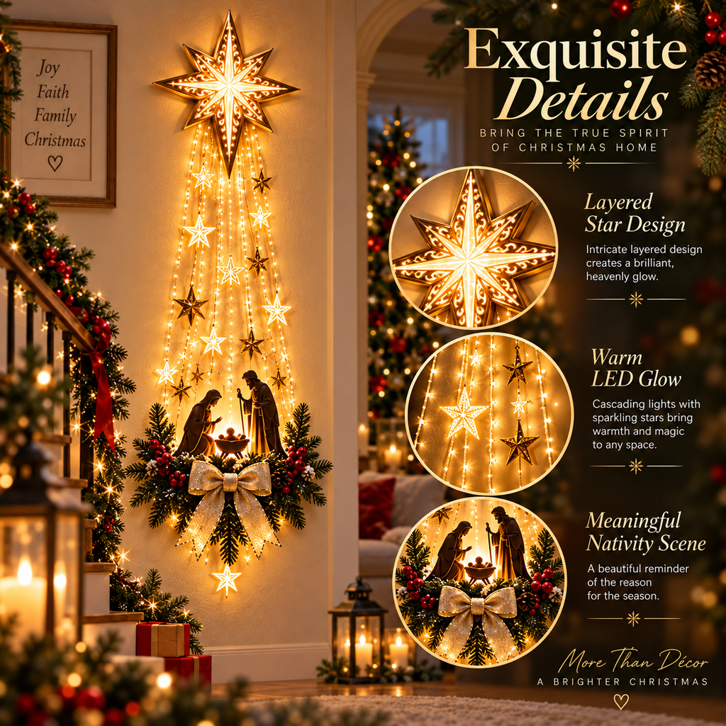 Lighted nativity wall decor - photo 2