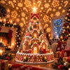 Lighted Christmas village tree - photo 17