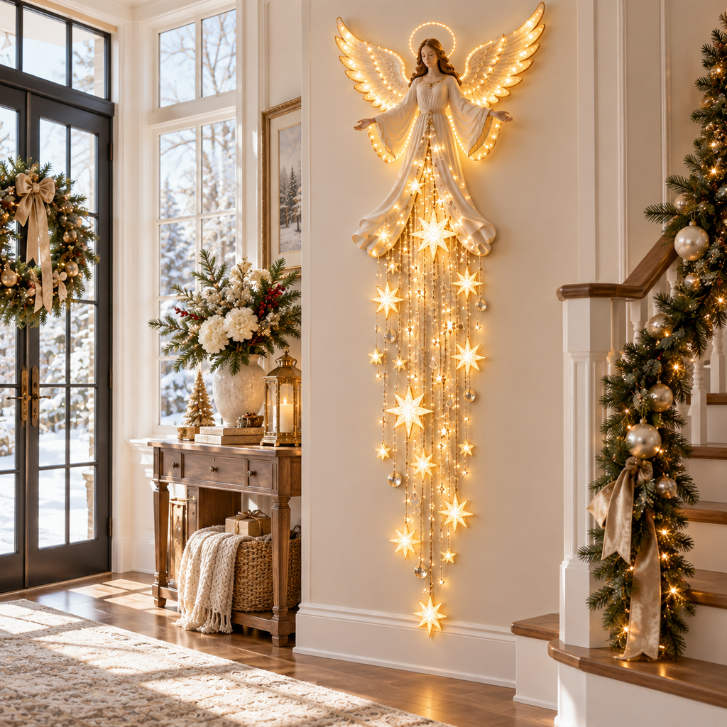 Lighted angel wall decor - photo 2
