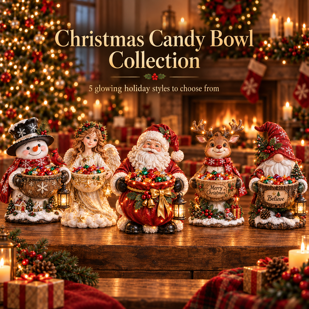 Lighted Christmas candy bowl - photo 4