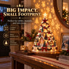 Lighted Christmas village tree - photo 9