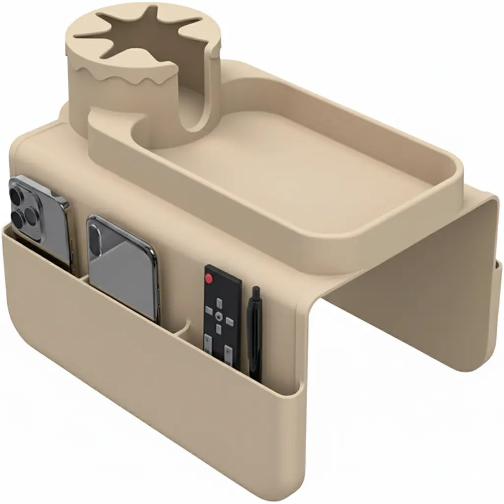 Couch cup holder on a sofa arm, Sofa Armrest Tray - photo 10