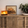 Wooden lamp, cordless wood table lamp, product photo 1