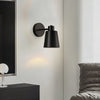 Cordless gold wall sconce with remote, product photo 6