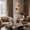Geometric wall art with LED backlight, product photo 2