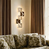 Geometric wall art with LED backlight, product photo 1